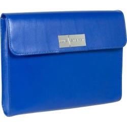 Women's Luis Steven Gisella iPad Clutch Wallet C-3100 Blue Leather