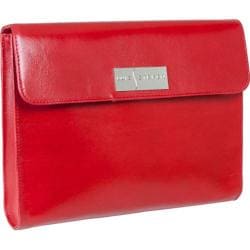 Women's Luis Steven Gisella iPad Clutch Wallet C-3100 Red Leather