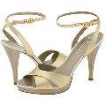 Via Spiga Lulu Gold Foil Leather Sandals (Size 10 M)