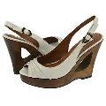 Steve Madden Aleesha White Leather Sandals (Size 10 M)