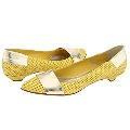 Steve Madden Barette Yellow Leather Flats
