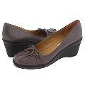 Steve Madden Robbee Grey Leather Pumps/Heels