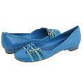 Nine West Lann Blue Multi Leather Flats