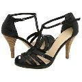 Nine West Snowbunny Black Croc Sandals