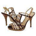 Nine West Fandango Dark Brown Multi Leather Sandals