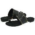 Nine West Rizieri Black Leather Sandals