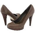 Nine West Jabs Grey Leather Pumps/Heels