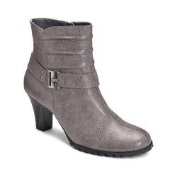 Women's A2 by Aerosoles Sleep Walk Ankle Boot Grey Faux Leather