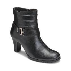 Women's A2 by Aerosoles Sleep Walk Ankle Boot Black Faux Leather