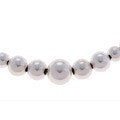 Sterling Silver 16-inch Bead Necklace