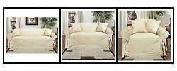 Cotton Duck Sofa Slipcover