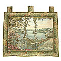 Lake Como Art Tapestry