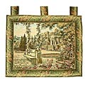 Gardens at Lake Como Art Tapestry