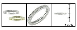 14k Gold 1/2ct Diamond Eternity Band (Case of 2)