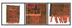 Embroidered Rust-Red Tapestry (Guatemala)