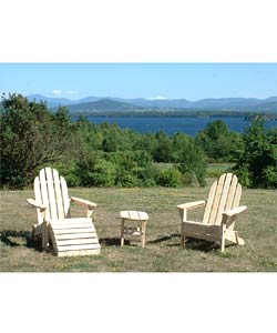 Adirondack Cedar Side Table