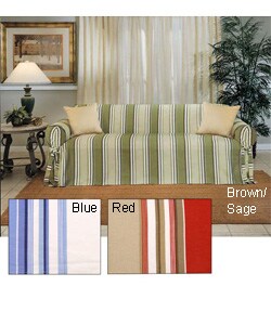 Classic Stripe Chair Slipcover