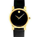 Movado Museum Women's Classic Black Leather Watch