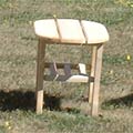 Adirondack Cedar Side Table