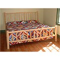Rustic Log Pole Cedar Adirondack King-size Bed