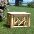 Rustic Adirondack Cedar Side Table