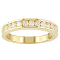 14k Yellow Gold 1/2ct TDW Round Diamond Channel Anniversary Band (H-I-J/ I1-I2)