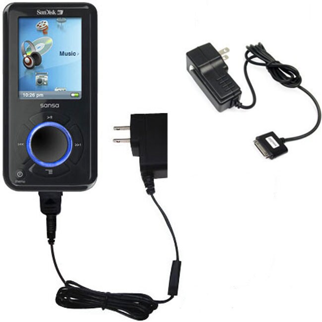 Sandisk Sansa Mp3 E250 E260 E270 E280 Series Home Travel Wall Sync Connector Charger