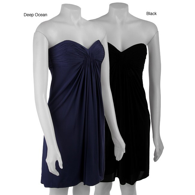 Vegas Dress idea - Short Slinky Strapless Dress by Laundrey by Design