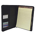 Black Leather Writing Portfolio Cover