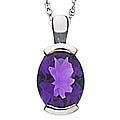 14-kt. White Gold Amethyst Pendant