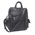 Leather Three-way Backpack