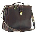 Small Satchel-style Leather Executive Briefcase