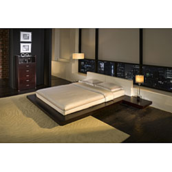 Worth Queen-size Platform Bed and 2 Nightstands