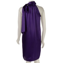 Eliza J Women's Tie-neck Charmeuse Dress