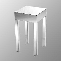 Uptown Mirrored Accent Table