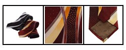 Steven Land Printed Moon Tie and Hanky Set