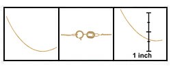 14k Yellow Gold 18-inch Wheat Necklace