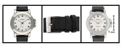 Dufonte by Lucien Piccard Sport Black Strap Watch