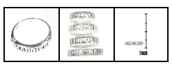 Sterling Silver Armed Forces Ring
