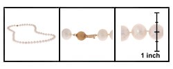 Cultured White Freshwater Pearl Necklace (10-11mm/18 in.)