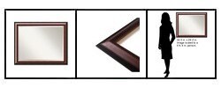 Cambridge Mahogany Extra Large Mirror