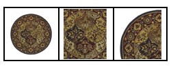 Hand-tufted Heritage Bakhtiari Wool Rug (3'6 Round)