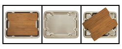 Gourmet Cutting Board & No Mess Spill Tray