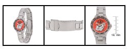Georgia Bulldog Logo Coach Series Steel Watch