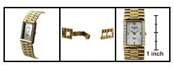 Jules Jurgensen Women's 18 Diamond Goldtone Watch