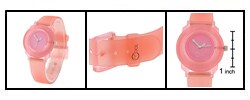 Cool Kid's Pink Plastic Strap Watch