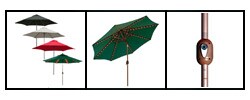 Thermometer/Lighted Umbrella