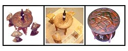 Handcrafted Elephant Table Set (Ghana)