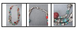 Semi-precious Stone 18-inch Necklace (India)