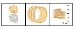 Flat Spiral Magnetic Ring
